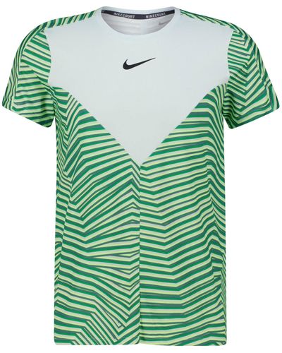 Nike T-Shirt COURT DRI-FIT SLAM - Grün