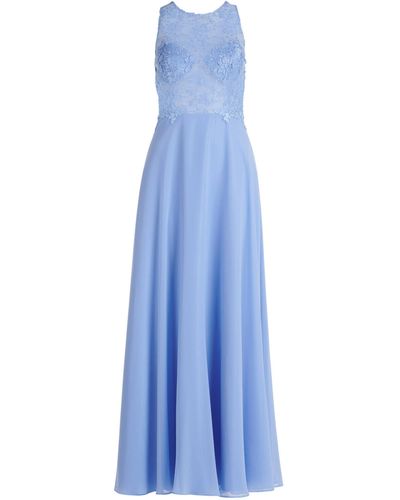 Vera Mont Cocktailkleid im Glitzer-Look - Blau