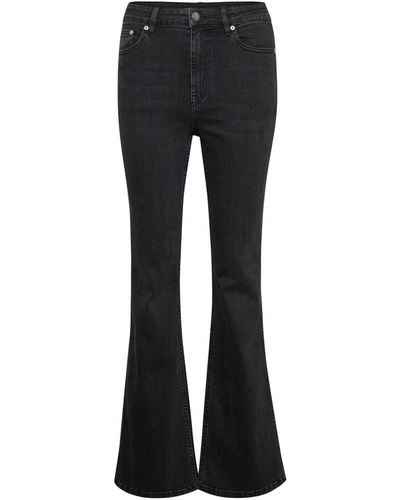 Gestuz Jeans EMILINDAGZ HIGH WAIST FLARED Skinny Fit - Grau