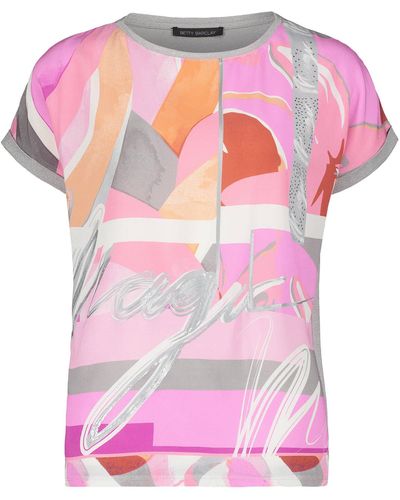 Betty Barclay Blusenshirt mit Aufdruck - Pink
