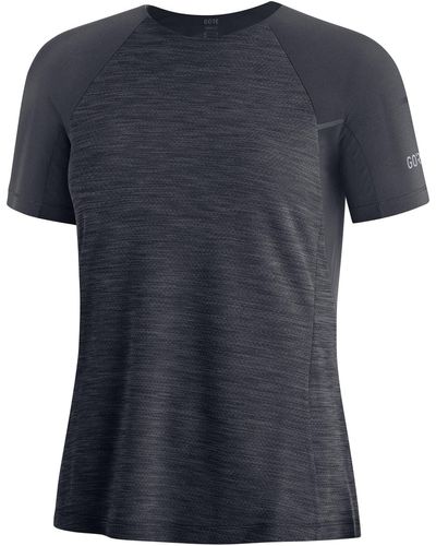 Gore Wear Laufsport Shirt VIVID Kurzarm - Blau