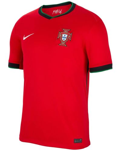 Nike Fußballtrikot Portugal EM 2024/25 STADIUM HOME - Rot