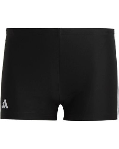 adidas Originals 3-Streifen Boxershorts Wettkampf-Schwimmanzug - Schwarz