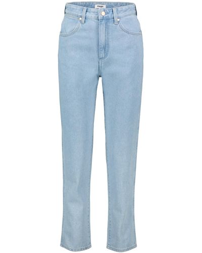 Wrangler Jeans Mom Fit - Blau