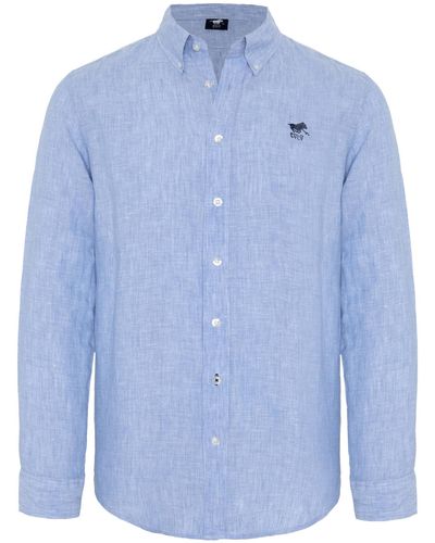 Polo Sylt Hemd - Blau