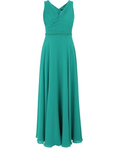 Vera Mont Abendkleid mit Plissee - Grün