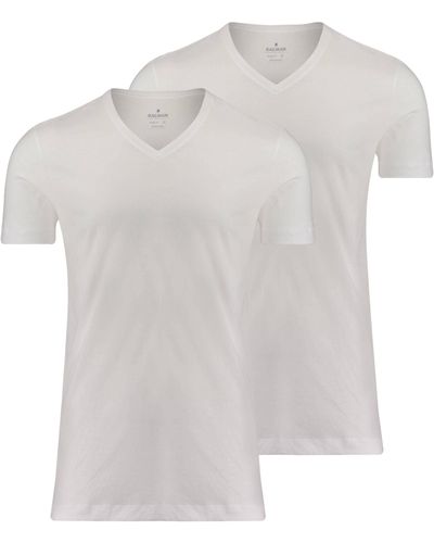 RAGMAN T-Shirt Body Fit Doppelpack - Weiß