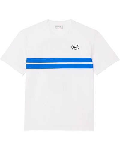 Lacoste T-Shirt mit Print - Weiß