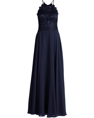 Vera Mont Abendkleid rückenfrei - Blau