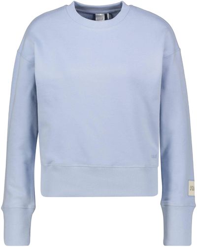 Casall Sweatshirt NATURAL DYE TERRY CREW - Blau