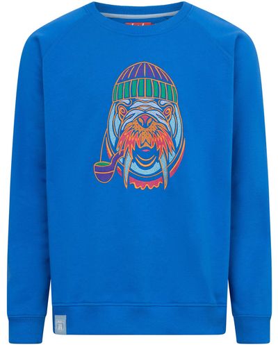 Derbe Sweatshirt Walross - Blau