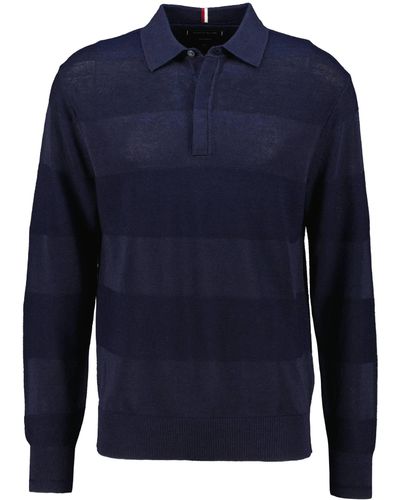 Tommy Hilfiger Poloshirt RUGBY Relaxed Fit - Blau