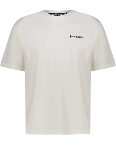 Palm Angels T-Shirt CLASSIC LOGO - Weiß
