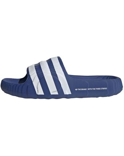 adidas Originals Lifestyle - Schuhe -Adilette 22 Badelatsche - Blau