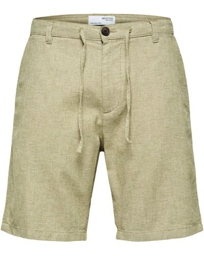 SELECTED Shorts SLHCOMFORT-BRODY LINEN SHORTS - Mehrfarbig