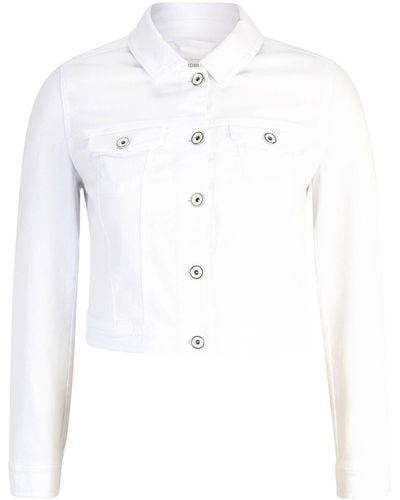 Vera Mont Jeansjacke mit Waschung - Weiß