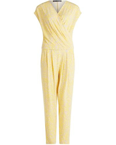 Betty Barclay Jumpsuit mit überschnittenen Ärmeln - Gelb