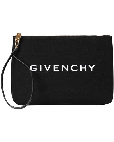 Givenchy Clutch TRAVEL POUCH aus Canvas - Schwarz