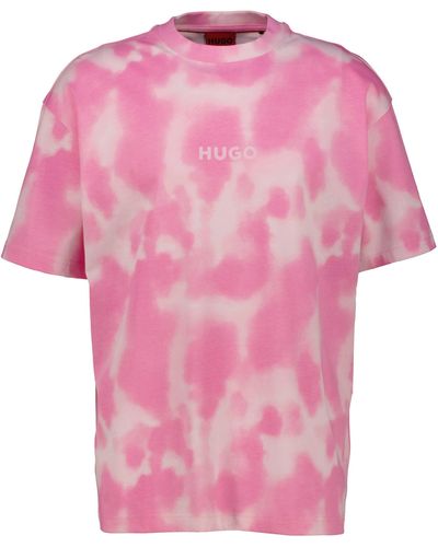 HUGO T-Shirt DIELO - Pink