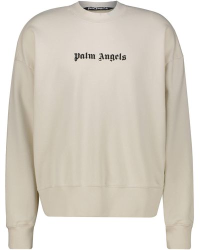 Palm Angels Sweatshirt LOGO CREWNECK - Grau