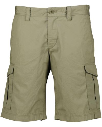 Marc O' Polo Shorts aus Bio-Baumwoll-Popeline Regular Fit - Grün