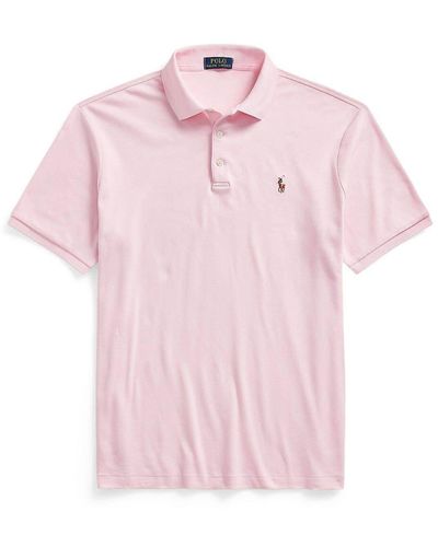 Polo Ralph Lauren Poloshirt Custom Slim Fit Kurzarm - Pink