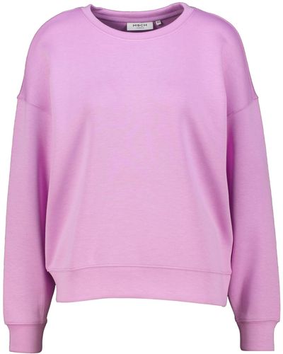 Moss Copenhagen Sweatshirt MSCHIMA Q - Pink