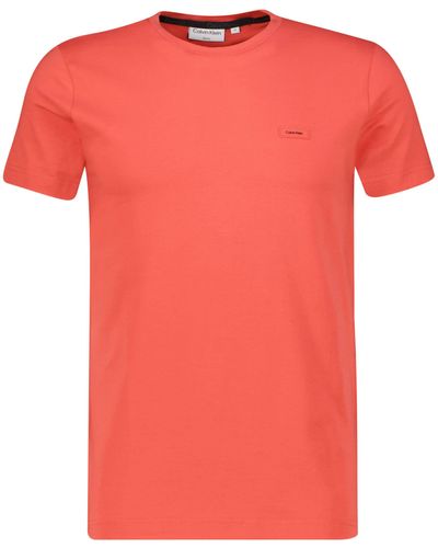 Calvin Klein T-Shirt aus Stretch-Jersey Slim Fit - Pink