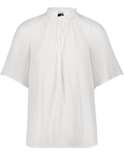 Zero Bluse mit Falten - Weiß