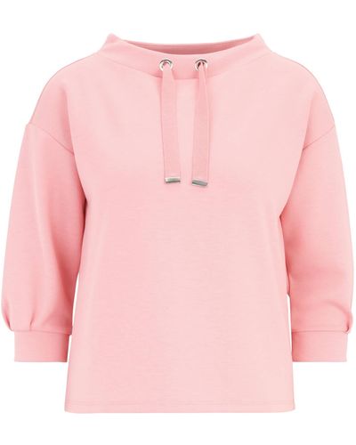 Betty Barclay Sweatshirt mit Kragen - Pink