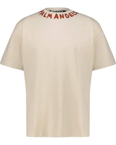 Palm Angels T-Shirt SEASONAL LOGO - Weiß