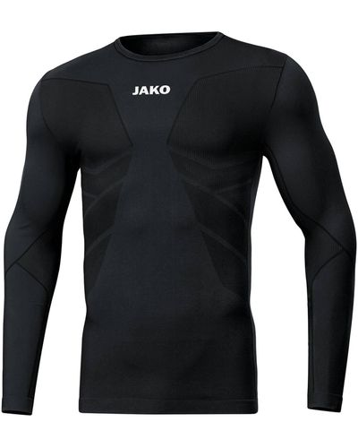 JAKÒ Shirt COMFORT 2.0 Langarm - Schwarz