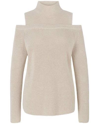 Riani Pullover mit Schulter-Cut-outs - Weiß