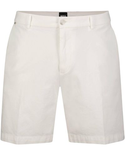 BOSS Shorts KANE Regular Fit - Weiß
