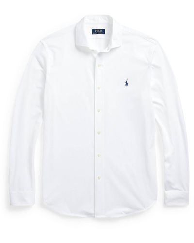 Polo Ralph Lauren Jerseyhemd Langarm - Weiß