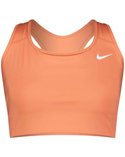 Nike Sport-BH DRI-FIT SWOOSH - Plus Size - Orange