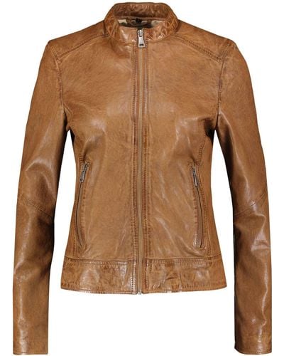 Oakwood Lederjacke JUDITH - Braun