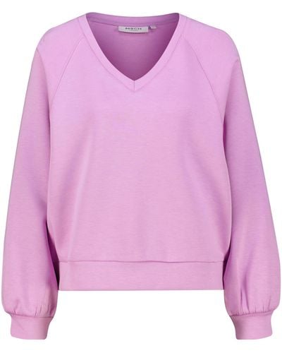 Moss Copenhagen Sweatshirt MSCHNELIMA IMA Q RAGLAN V - Pink
