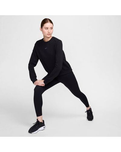 Nike Sweatshirt DRI-FIT ONE Regular Fit - Schwarz