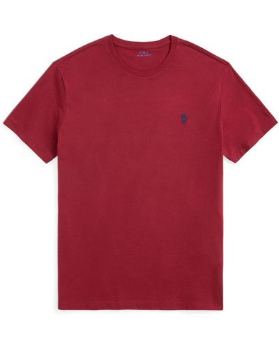 Polo Ralph Lauren T-Shirt Custom Slim Fit - Rot