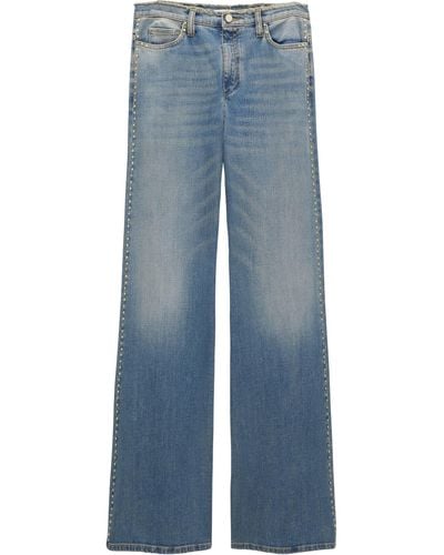 Dorothee Schumacher Jeans DENIM LOVE PANTS mit weitem Bein - Blau