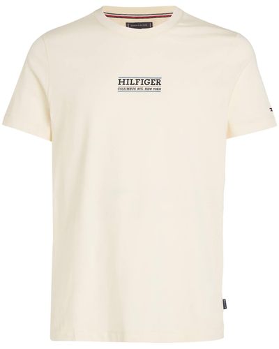 Tommy Hilfiger T-Shirt SMALL HILFIGER TEE - Natur