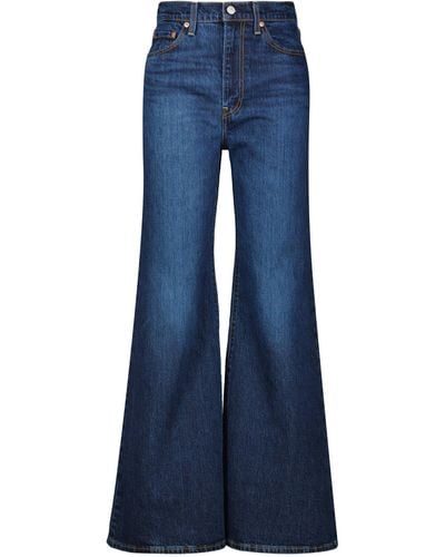 Levi's Jeans RIBCAGE BELL Super High Rise - Blau