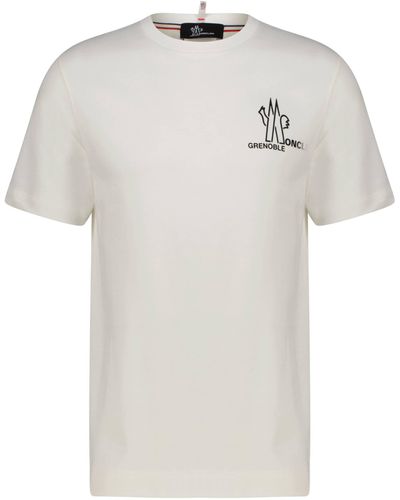 3 MONCLER GRENOBLE T-Shirt Slim Fit - Weiß