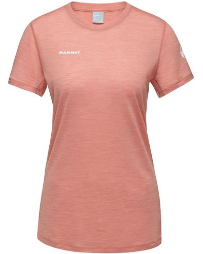 Mammut Tree Wool FL T-Shirt Women - Pink