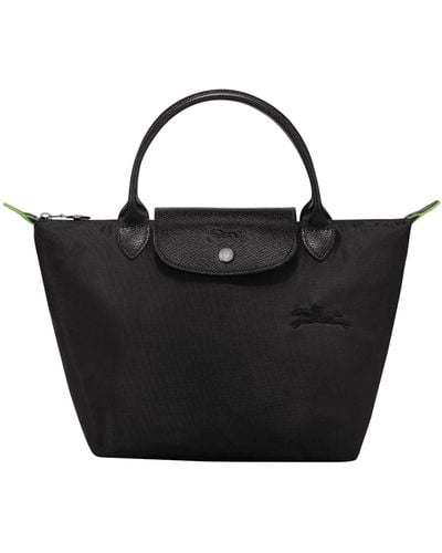 Longchamp Handtasche LE PLIAGE GREEN NYLON TOP HANDLE BAG S - Schwarz