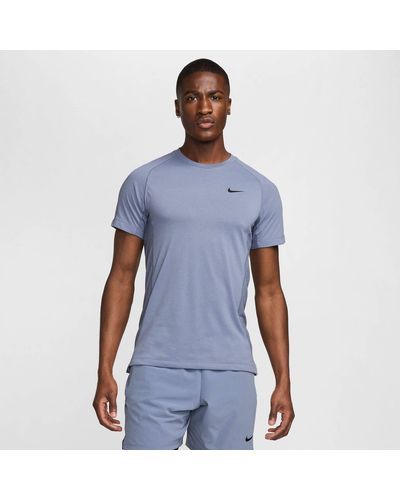 Nike Trainingsshirt FLEX REP - Blau