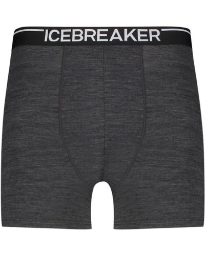 Icebreaker Funktionsunterhose MEN ́S ANATOMICA BOXERS mit Wolle - Grau