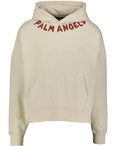 Palm Angels Sweatshirt mit Kapuze SEASONAL LOGO HOODY - Natur