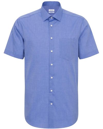 Seidensticker Business Hemd Regular - Blau